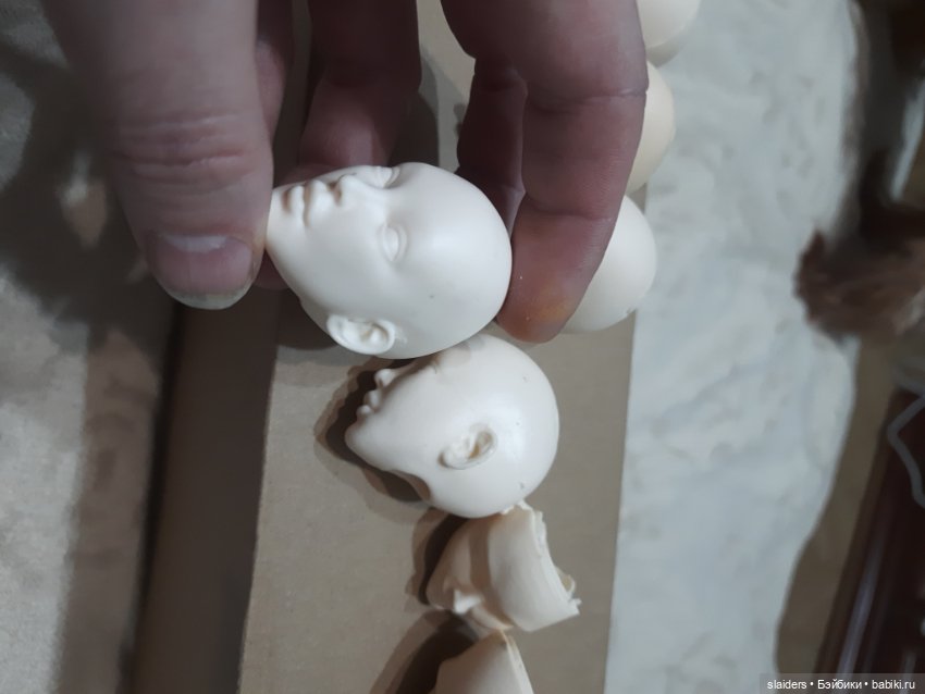 Головы от кукол для тренировки Мейк-ап