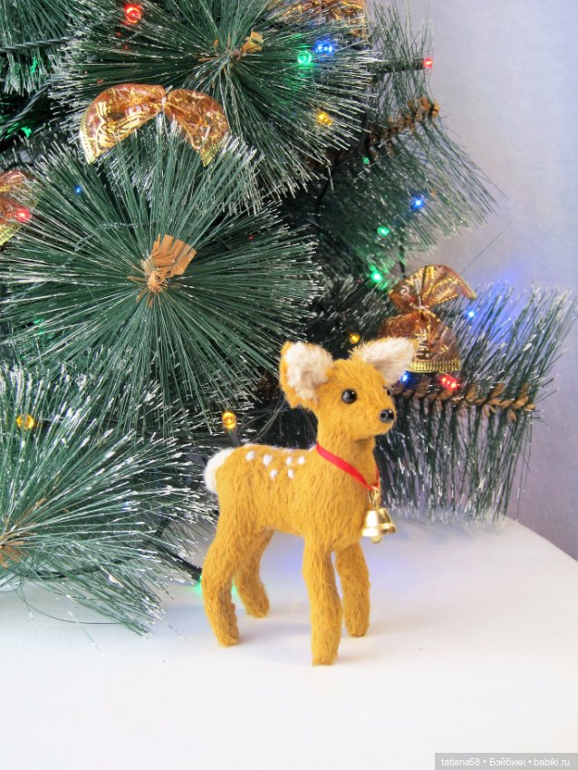 Маленький оленёнок Ошин как символ Нового года