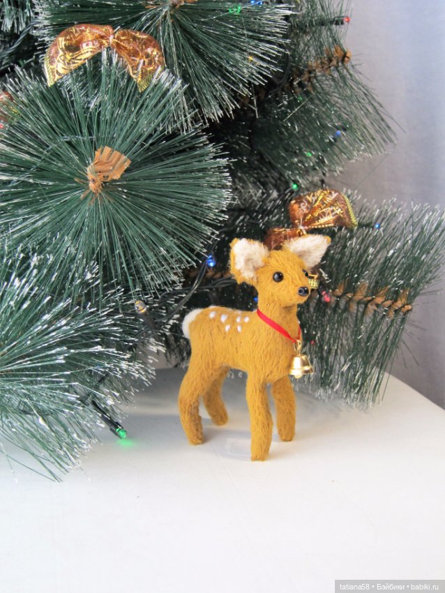 Маленький оленёнок Ошин как символ Нового года