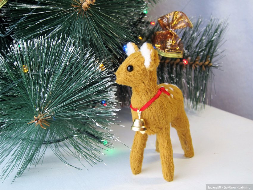 Маленький оленёнок Ошин как символ Нового года (фото 2)