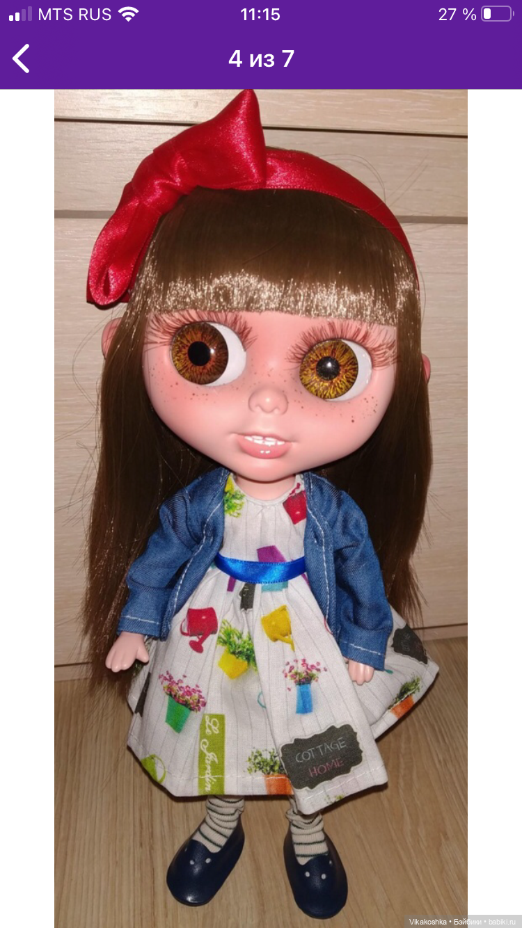 Биггерс. Ооак. Ну и классная же малышка