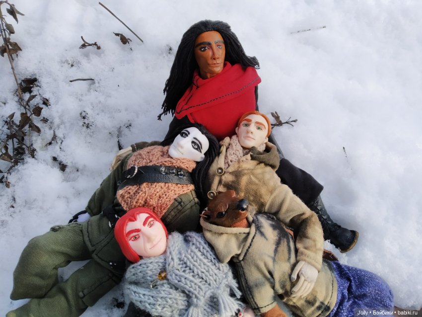 Новые ребята и зима — Лепка авторских кукол: полимерная глина (фото 7)