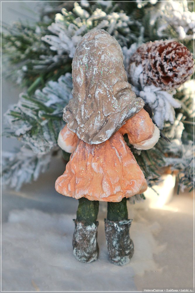 Мои первые ватнички — Ватные игрушки на елку: ретро (фото 7)