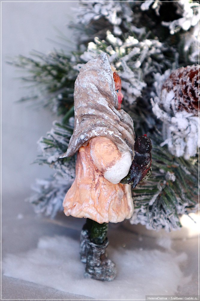 Мои первые ватнички — Ватные игрушки на елку: ретро (фото 6)