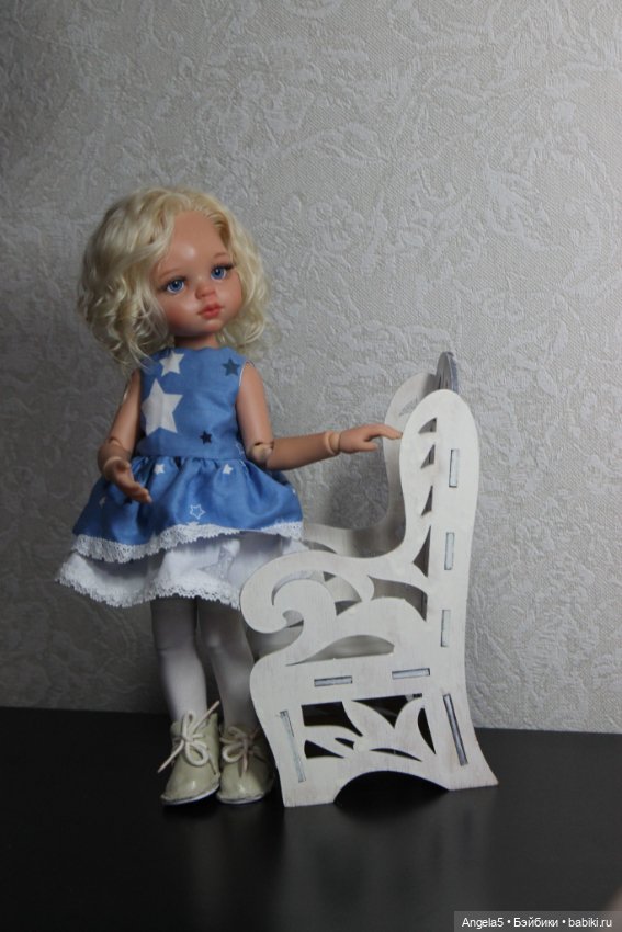 Девочка и снеговик — ООАК Paola Reina (Паола Рейна) и испанских кукол: перерисовка