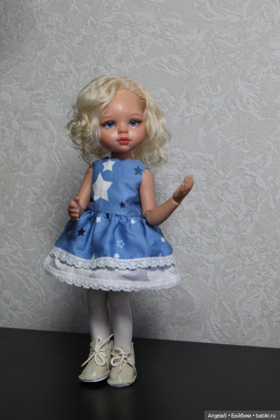 Девочка и снеговик — ООАК Paola Reina (Паола Рейна) и испанских кукол: перерисовка