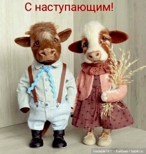 Связала символ уходящего года