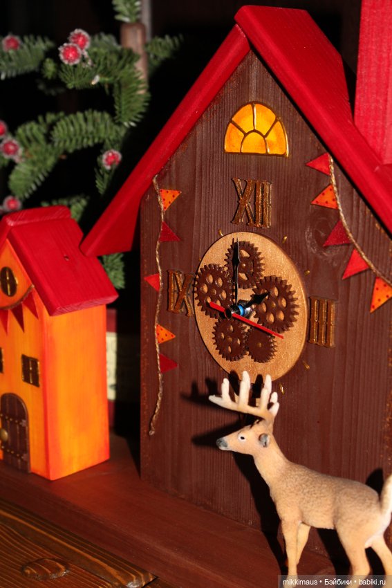 Часы из дерева Глазуновой Анны (фото 2)