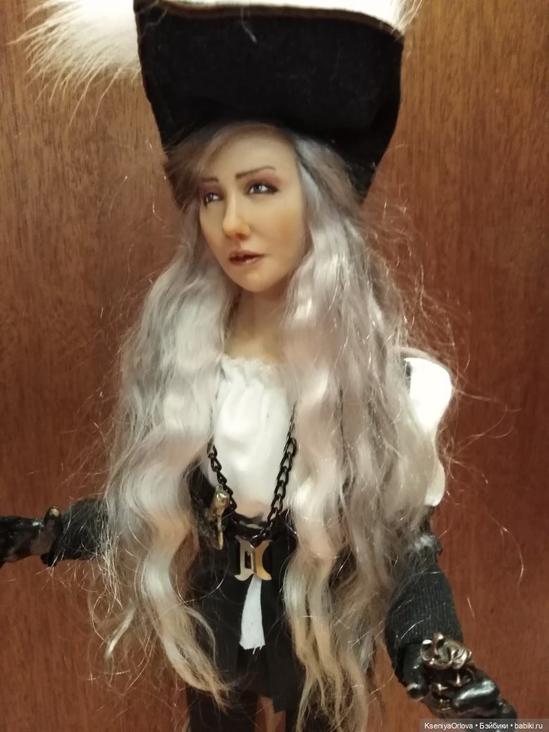 Пиратка — Лепка авторских кукол: полимерная глина (фото 6)
