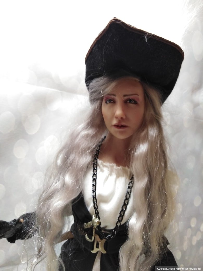 Пиратка — Лепка авторских кукол: полимерная глина (фото 5)