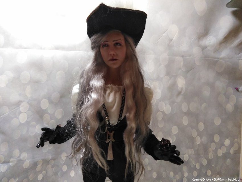 Пиратка — Лепка авторских кукол: полимерная глина (фото 4)