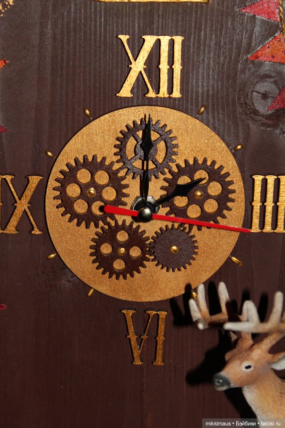 Часы из дерева Глазуновой Анны (фото 5)