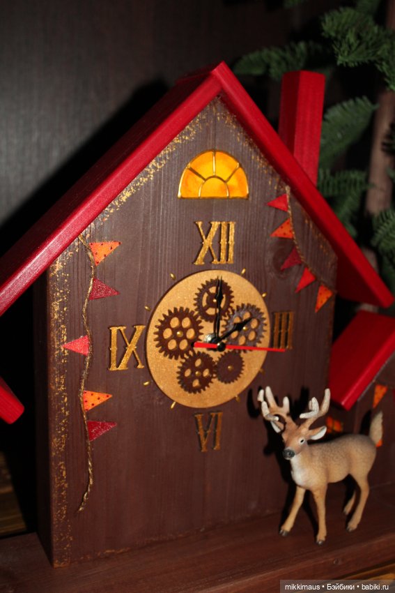 Часы из дерева Глазуновой Анны (фото 6)