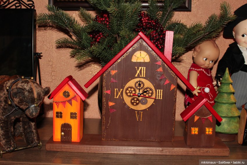 Часы из дерева Глазуновой Анны (фото 7)