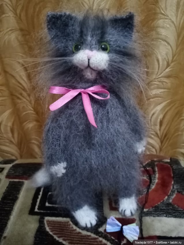 Связала ещё такого котика (фото 4)
