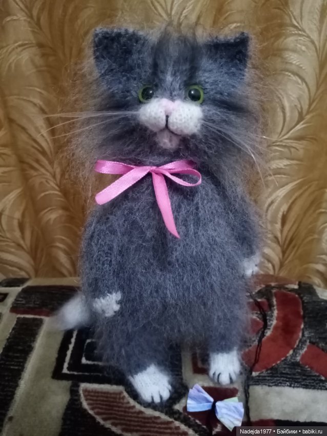 Связала ещё такого котика (фото 3)