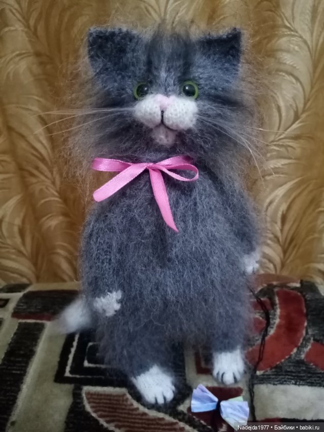 Связала ещё такого котика (фото 5)