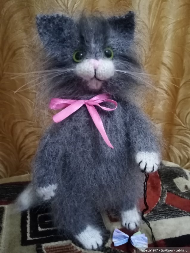 Связала ещё такого котика (фото 7)