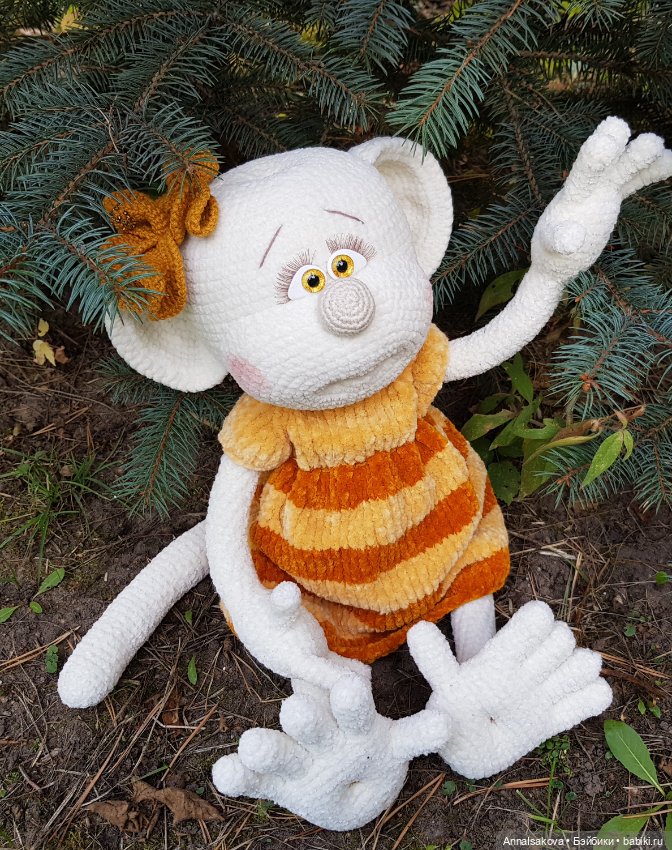 Плюшевая обезьянка — Вязаные игрушки и амигуруми: крючком (фото 2)