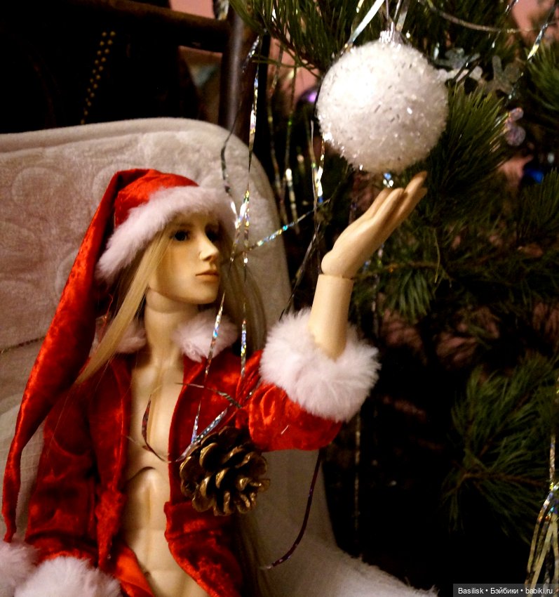 С Новым Годом — Авторские шарнирные куклы своими руками: лепка (фото 3)