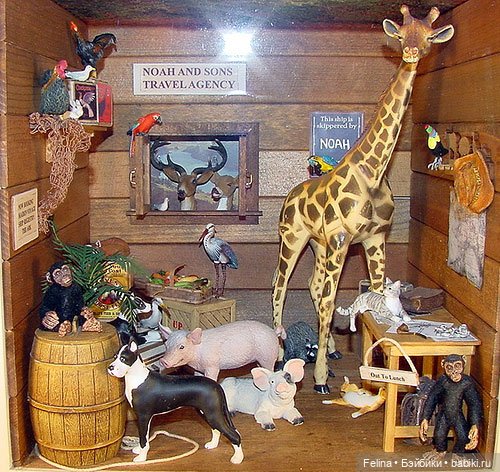 Масштаб 1:12 — Авторские игрушки из разных материалов: синельная проволока (фото 2)