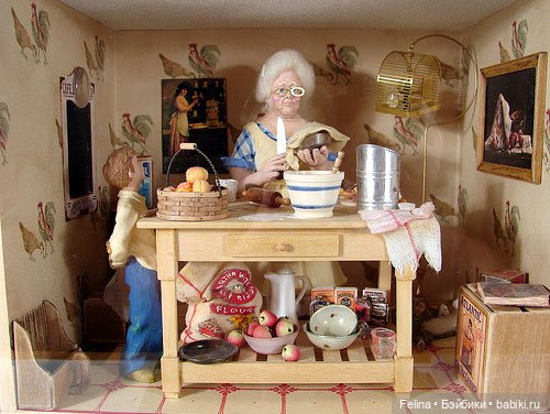 Масштаб 1:12 — Авторские игрушки из разных материалов: синельная проволока (фото 10)