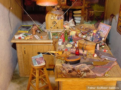 Масштаб 1:12 — Авторские игрушки из разных материалов: синельная проволока (фото 3)