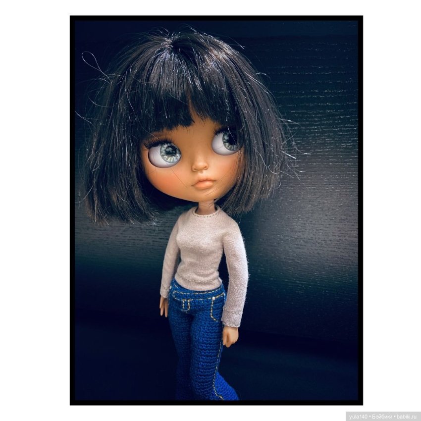 Шьем водолазку для куколки Blythe