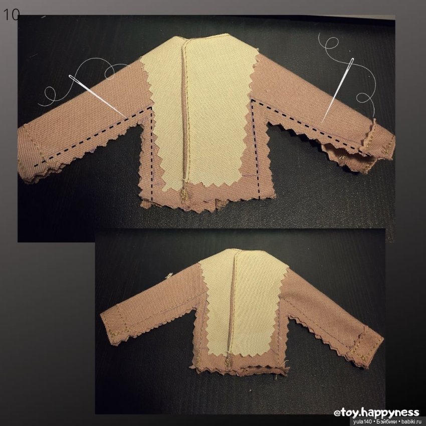 Шьем водолазку для куколки Blythe (фото 10)