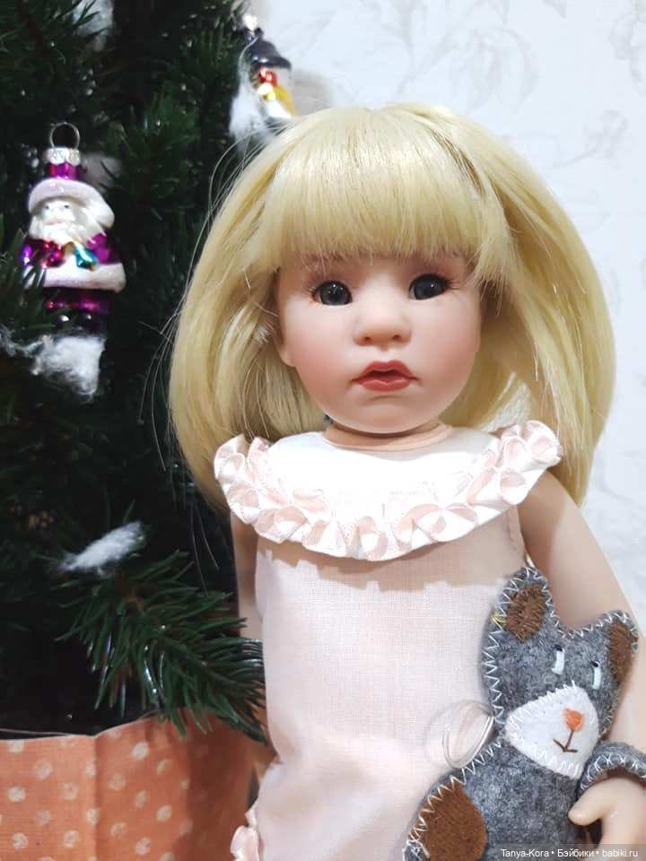 Нелли и новогодняя елка — Куклы Beatrice Perini (Беатрис Перини): эмоциональные дети (фото 8)