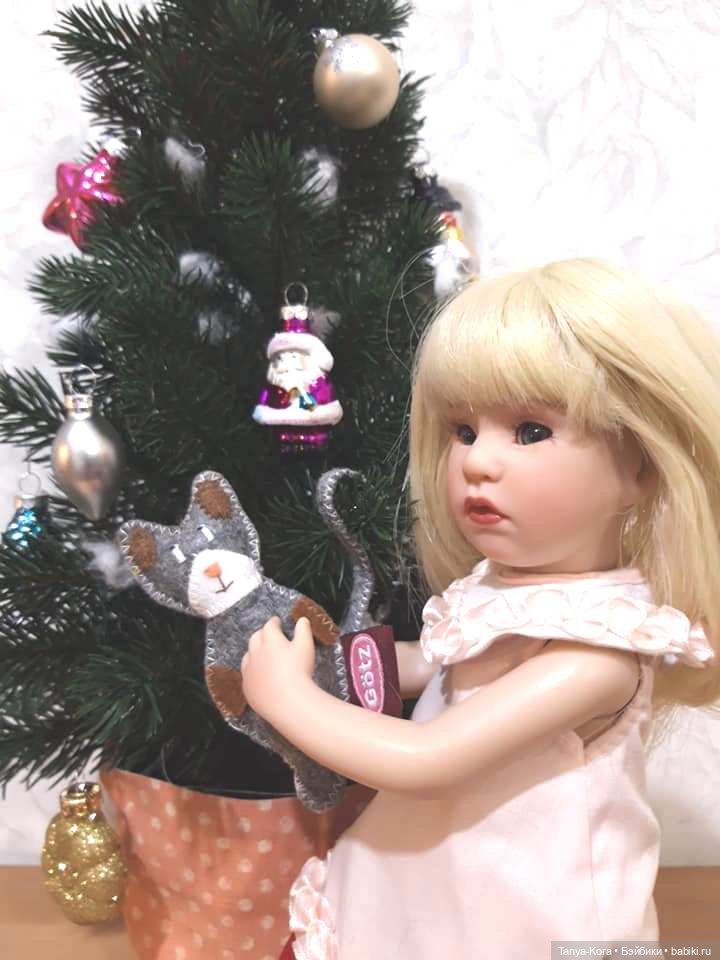Нелли и новогодняя елка — Куклы Beatrice Perini (Беатрис Перини): эмоциональные дети (фото 7)