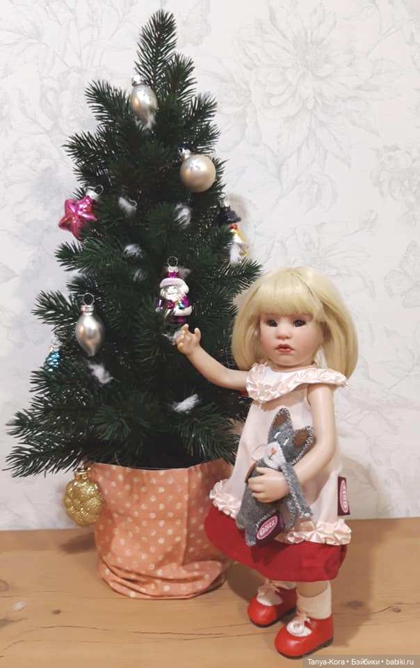 Нелли и новогодняя елка — Куклы Beatrice Perini (Беатрис Перини): эмоциональные дети (фото 4)