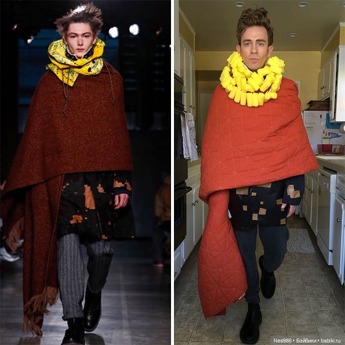 Ничего не выбрасываем! Как сделать вечернее платье из мишуры и мусорного пакета