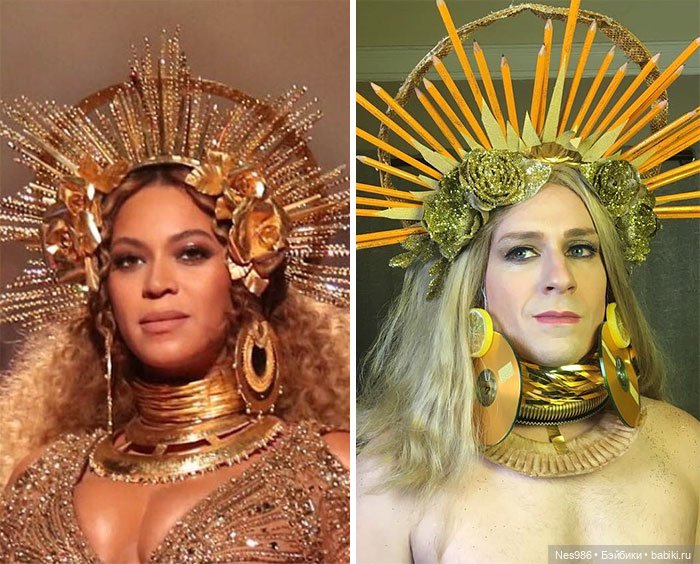 Ничего не выбрасываем! Как сделать вечернее платье из мишуры и мусорного пакета