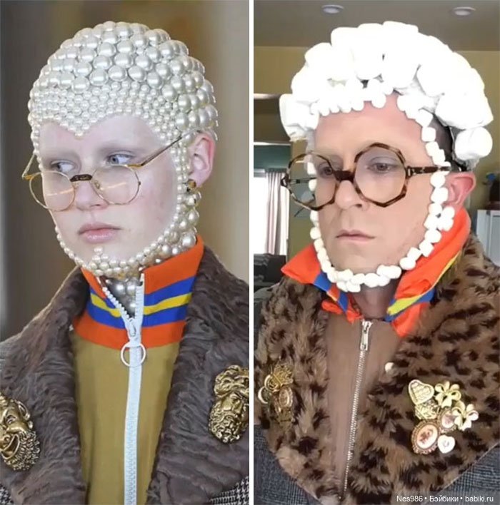 Ничего не выбрасываем! Как сделать вечернее платье из мишуры и мусорного пакета (фото 6)