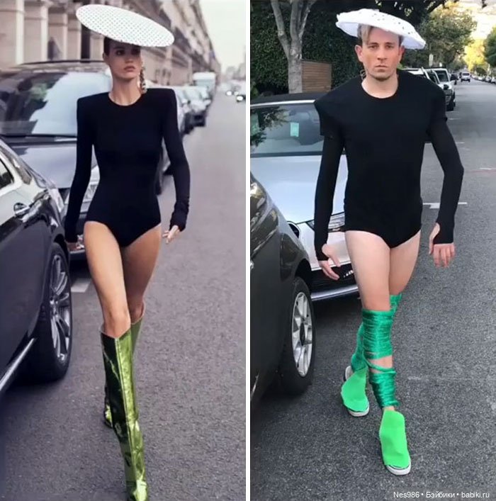 Ничего не выбрасываем! Как сделать вечернее платье из мишуры и мусорного пакета