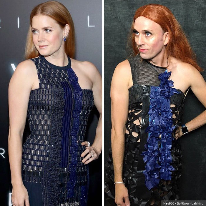 Ничего не выбрасываем! Как сделать вечернее платье из мишуры и мусорного пакета