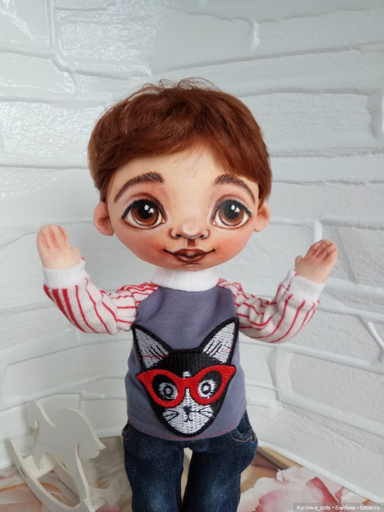 А у вас мальчик — Авторские текстильные куклы: Вальдорфские (фото 10)