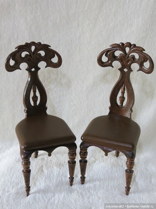 Самый устойчивый стул — Мебель для кукол и домиков: фото (фото 6)