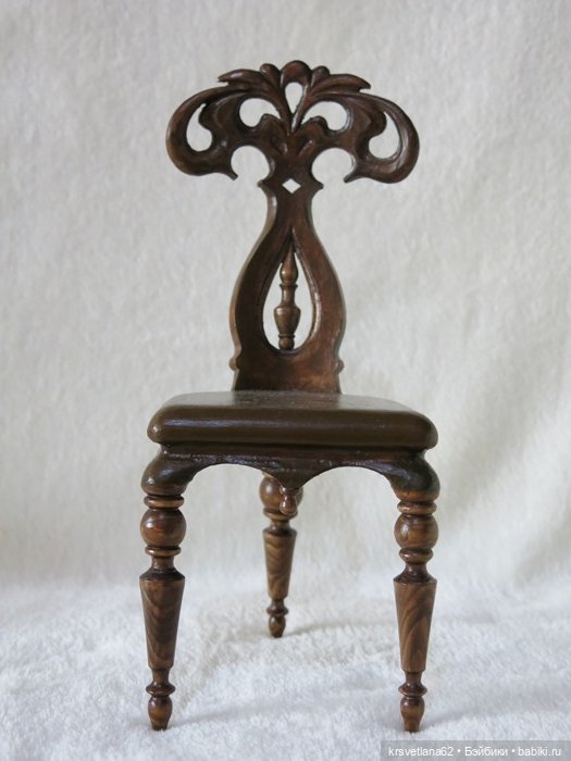 Самый устойчивый стул — Мебель для кукол и домиков: фото