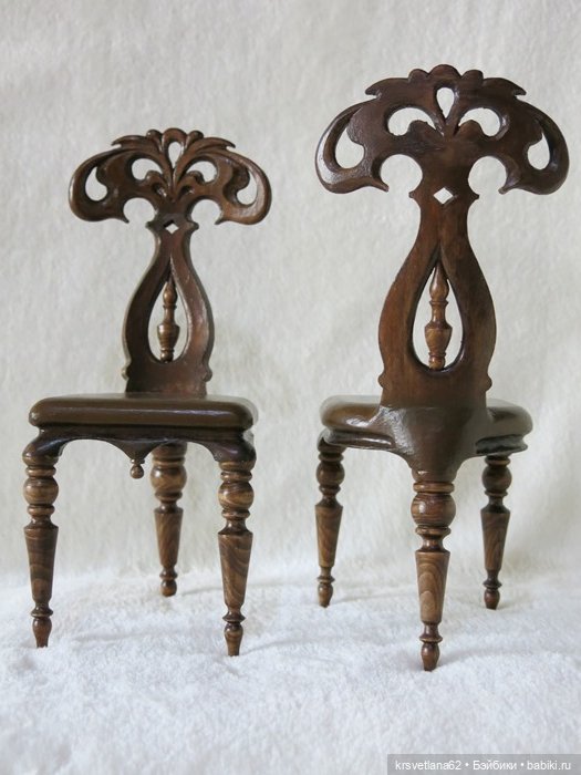 Самый устойчивый стул — Мебель для кукол и домиков: фото (фото 5)