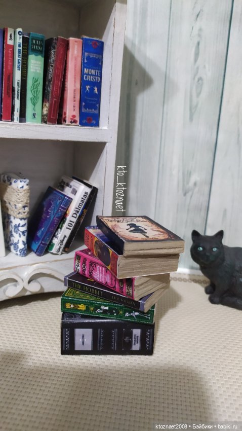 Книг много не бывает — Кукольная миниатюра своими руками: еда (фото 4)