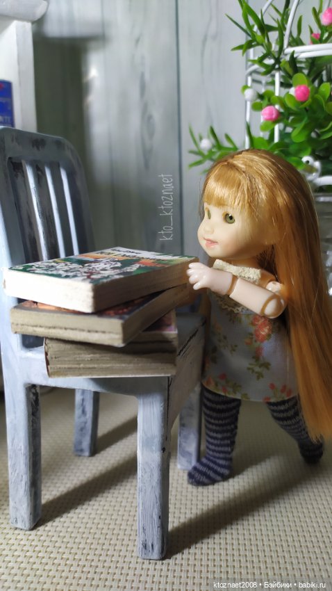 Книг много не бывает — Кукольная миниатюра своими руками: еда