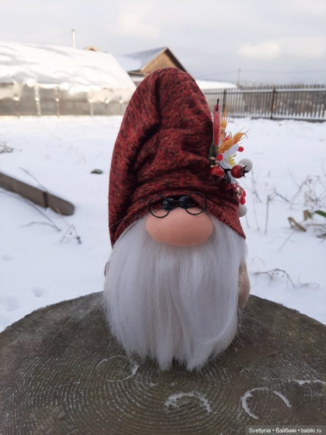 Скандинавский гном — Текстильные игрушки и примитивы: кофейные