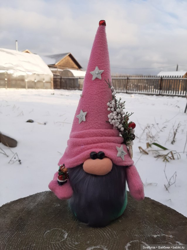 Скандинавский гном — Текстильные игрушки и примитивы: кофейные (фото 2)