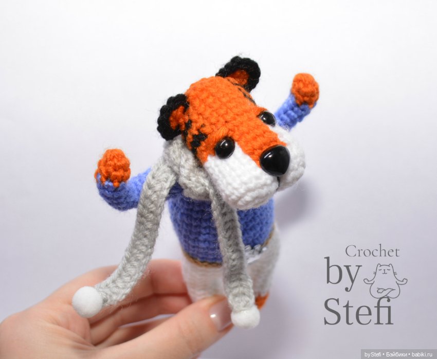 Тигрик Семён Семёным. С элементами жаккарда. Символ 2022 (фото 6)