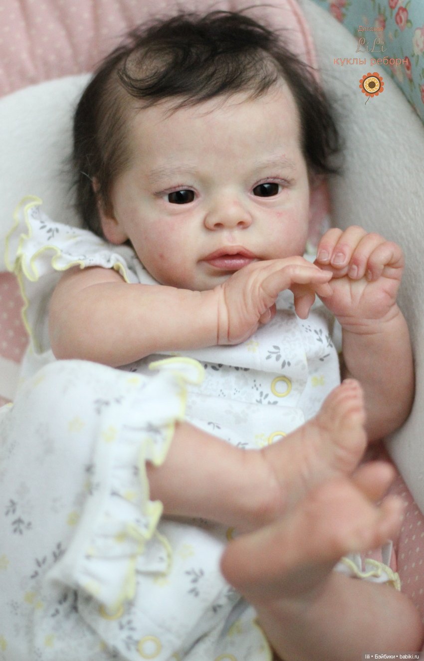 Малышка реборн из молда Larry