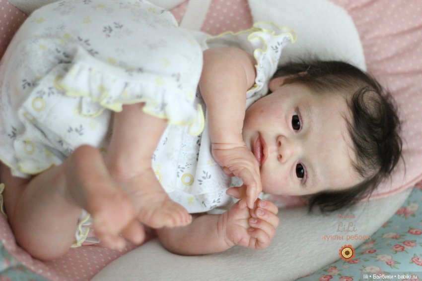 Малышка реборн из молда Larry