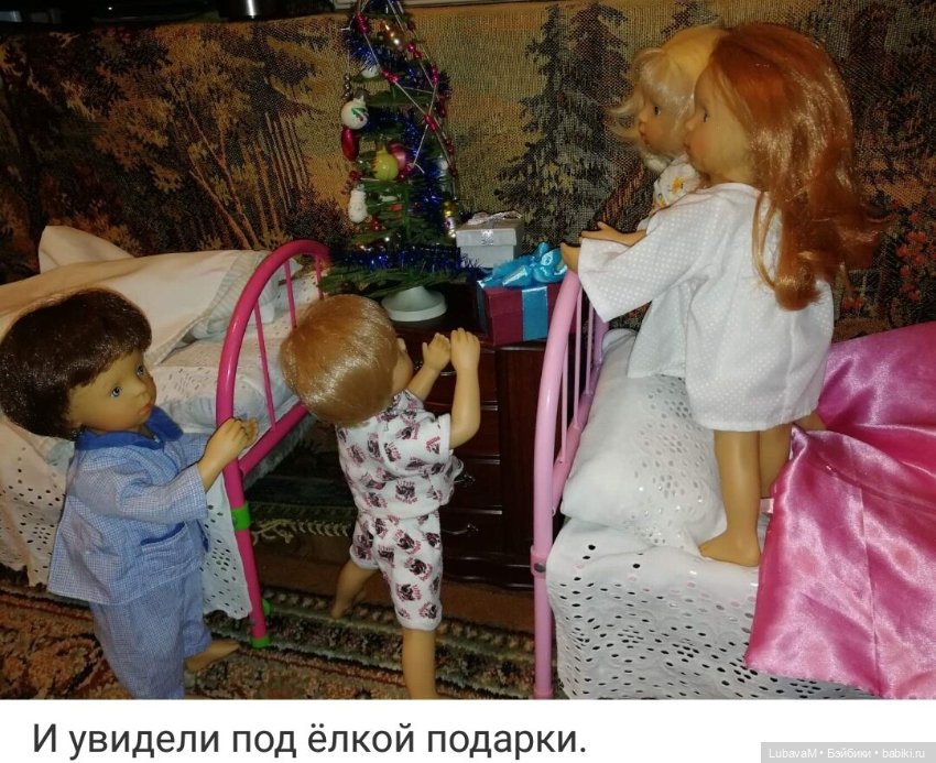 Минушки и дед Мороз — Новый год и Рождество: праздничные фото кукол (фото 9)