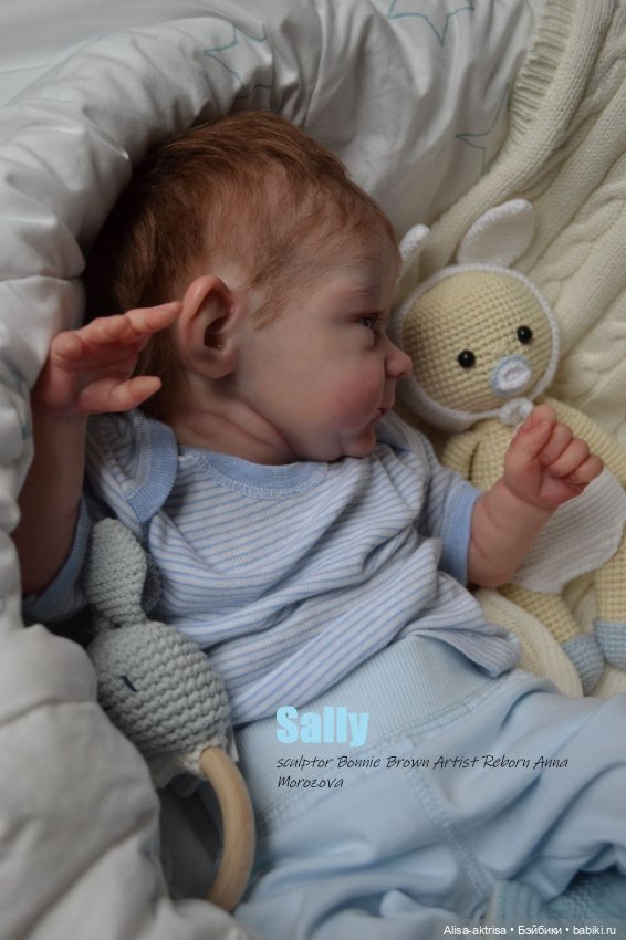 Салли -певый малыш 2021 года.Кукла реборн Анны Морозовой (фото 8)